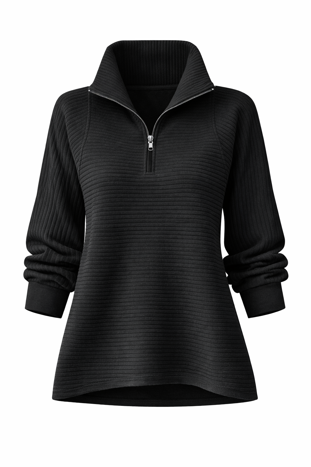 Elise | V-Neck Zip Sweater