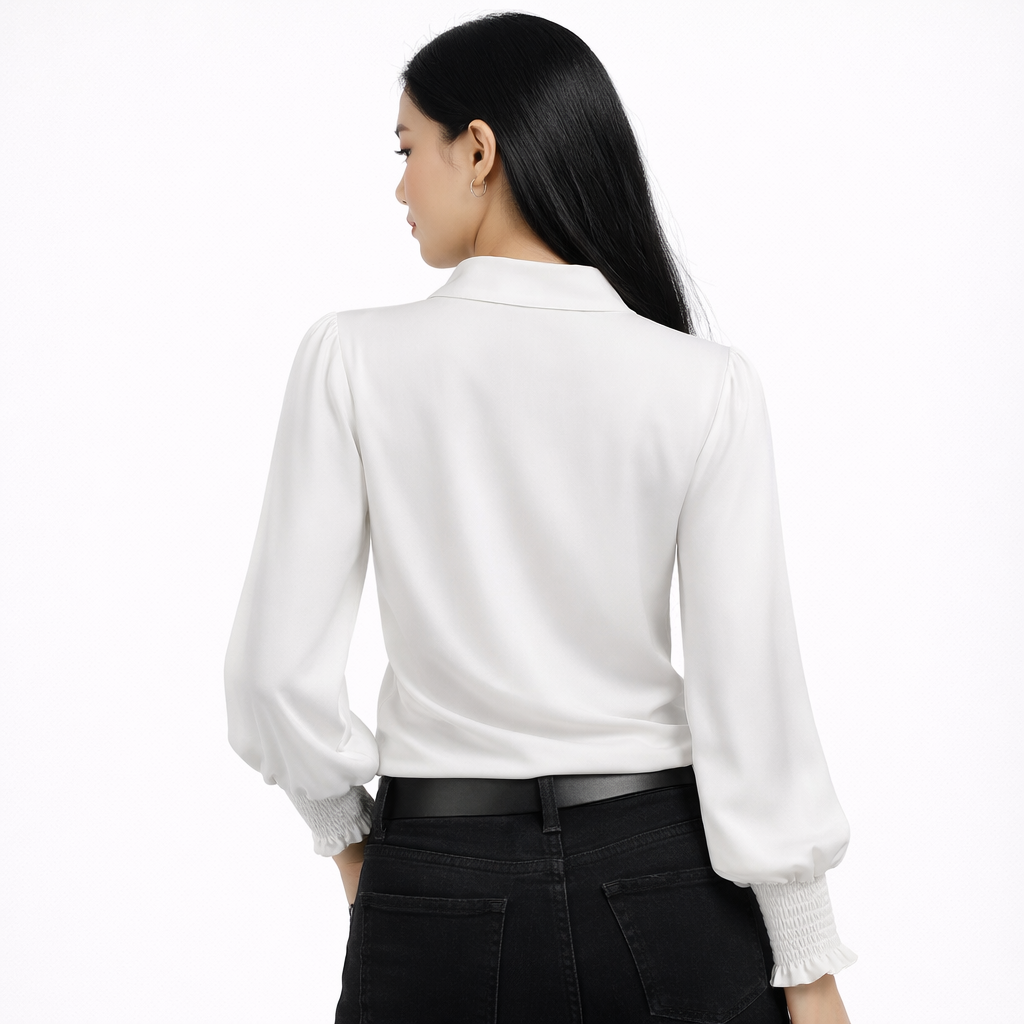 Elise | Elegant Wrap Blouse