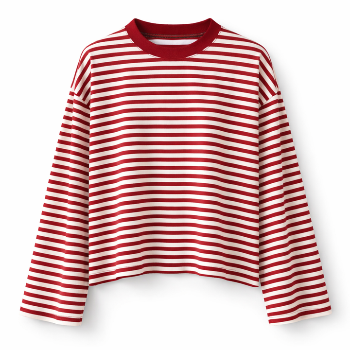 Claire | Striped Long Sleeve Top