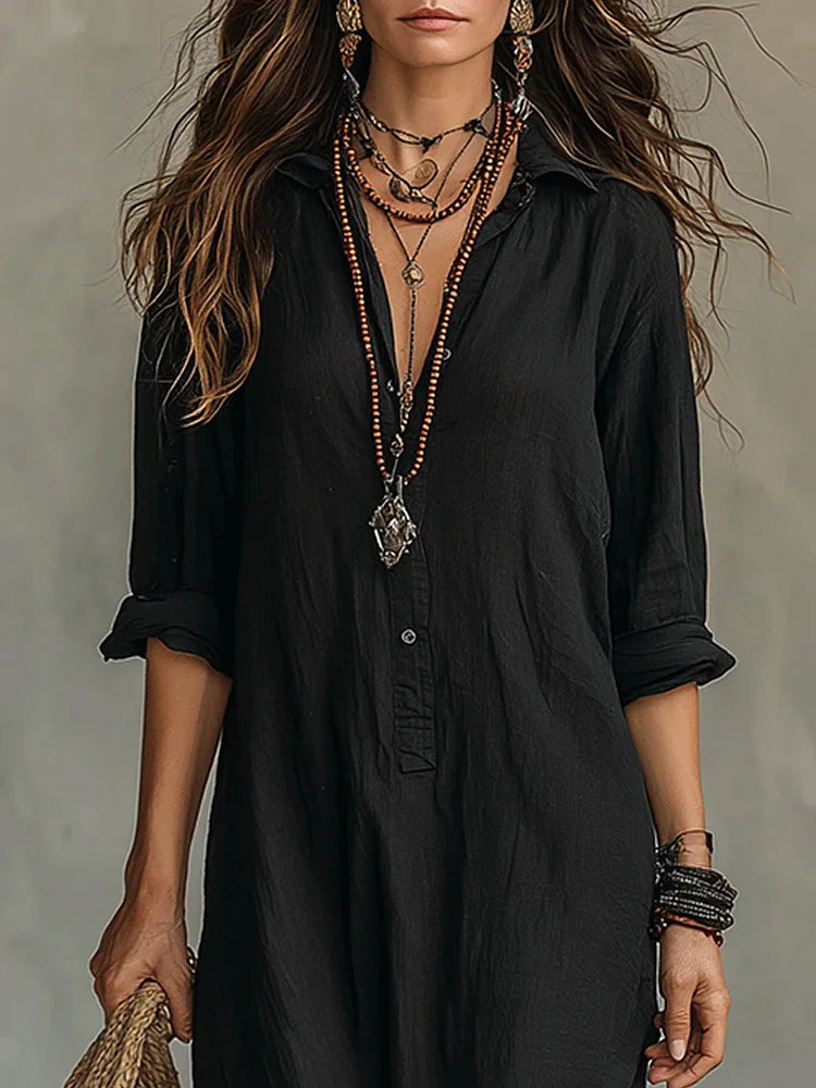 Amara | Linen Dress