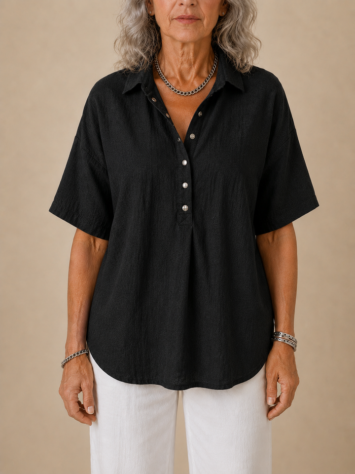 QUINLEY | CASUAL BUTTON-UP COLLAR SHIRT