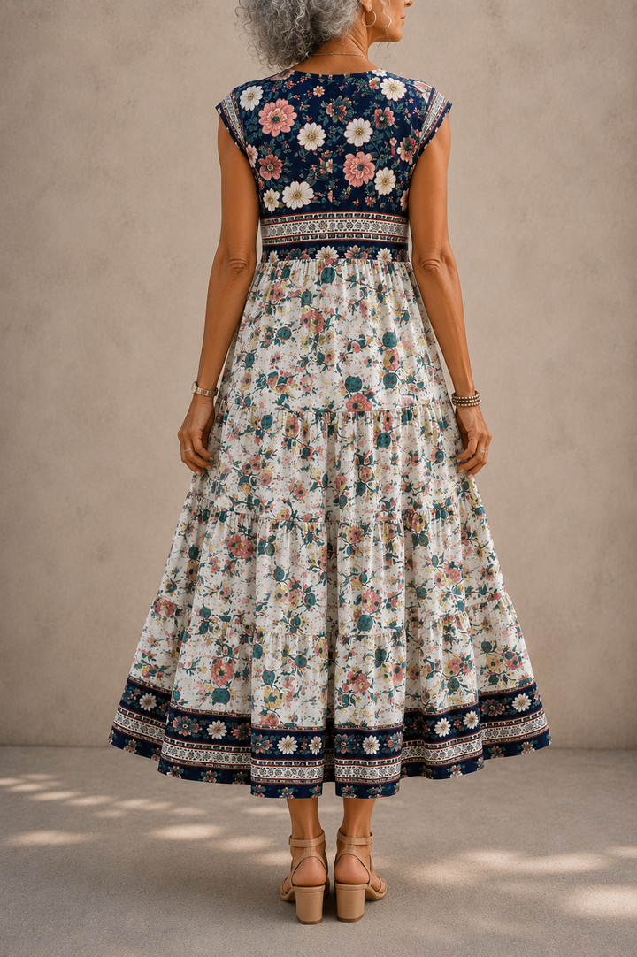 Clara™ | Floral Midi Dress