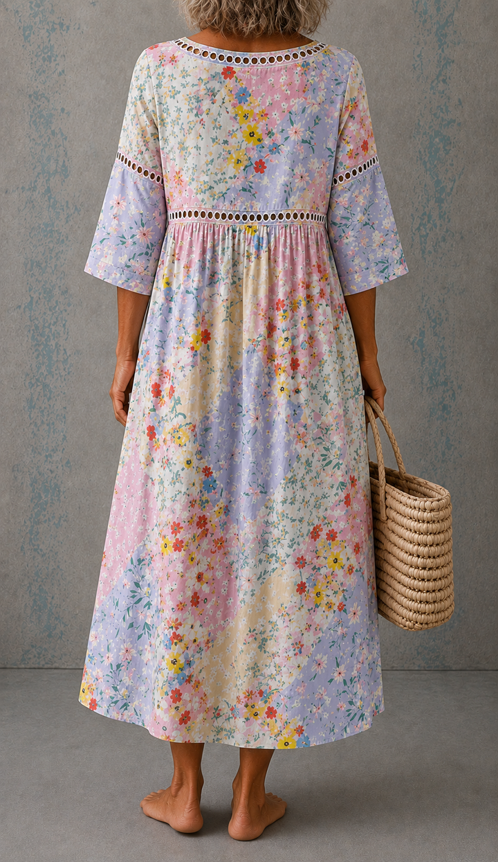 Clara™ | Wildflower Linen Dress
