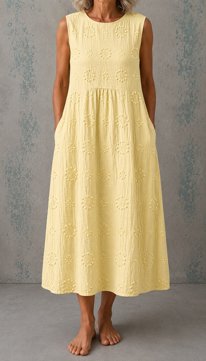 Linda | Sleeveless Linen Dress