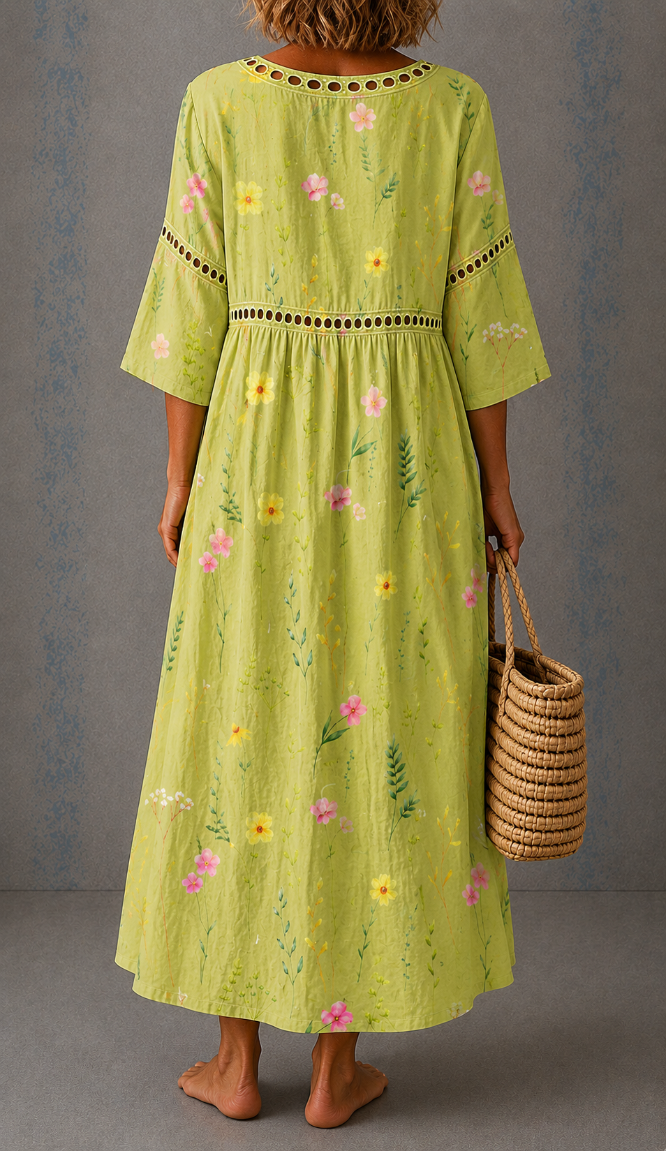 Audrey™ | Wildflower Linen Dress