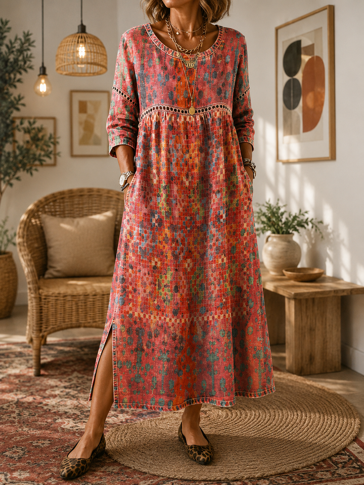 Francisca | Elegant Printed Dress