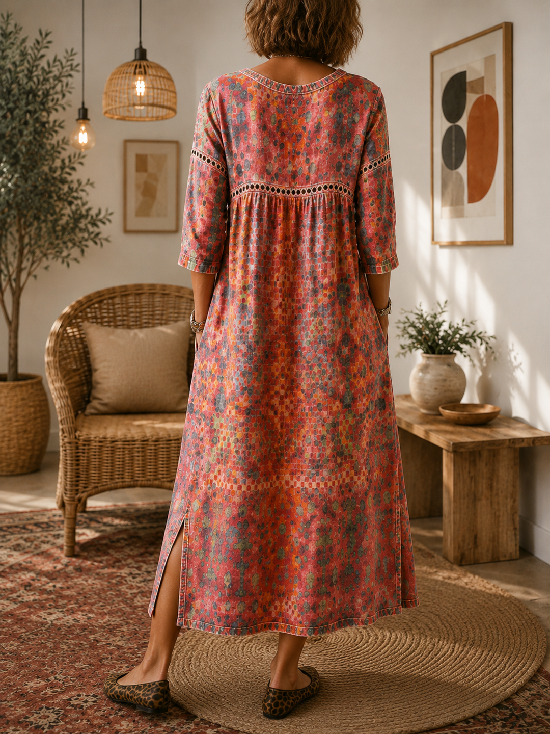 Francisca | Elegant Printed Dress