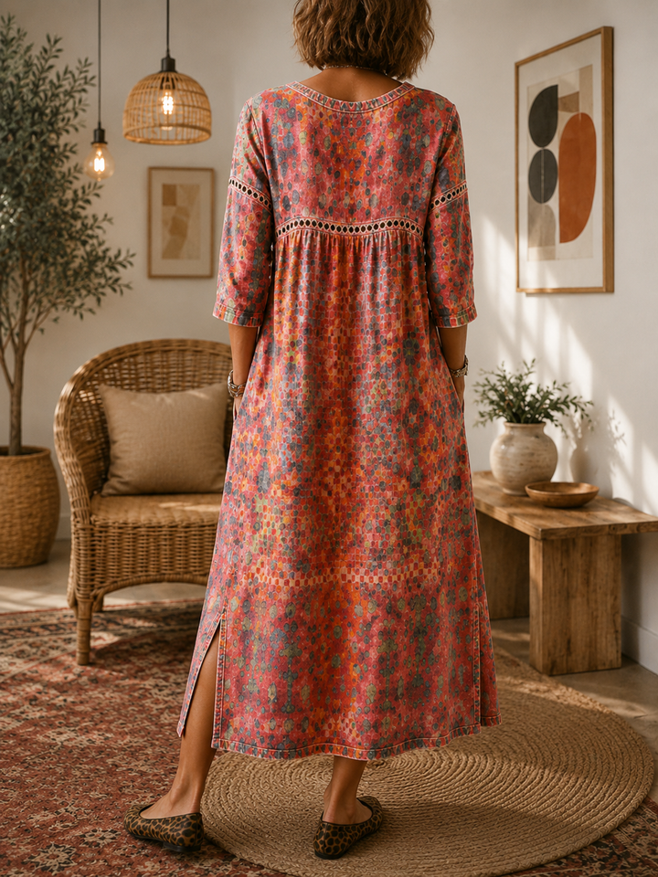 Francisca | Elegant Printed Dress