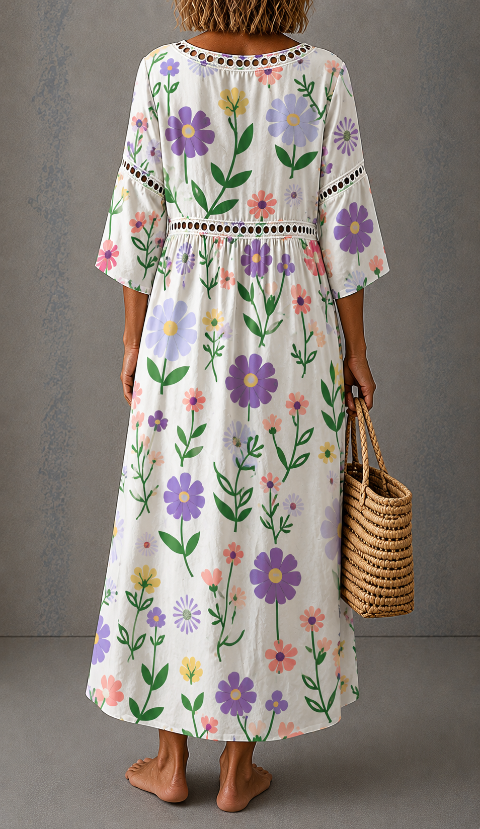 Ivy™ | Wildflower Linen Dress