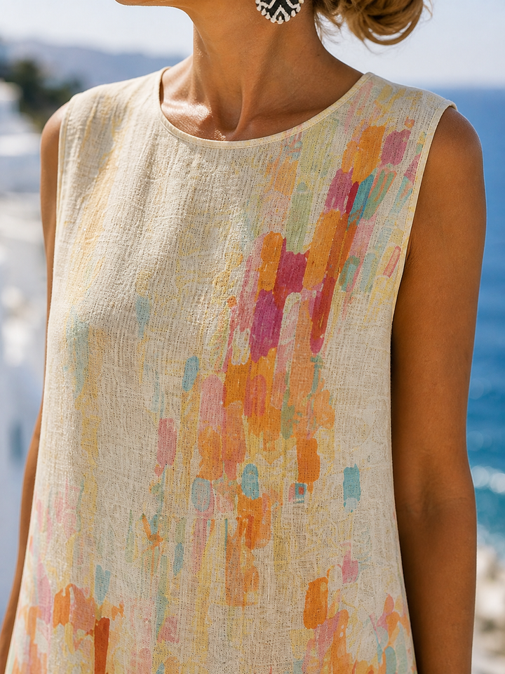 VALERIE™ | Soft Mosaic Summer Dress
