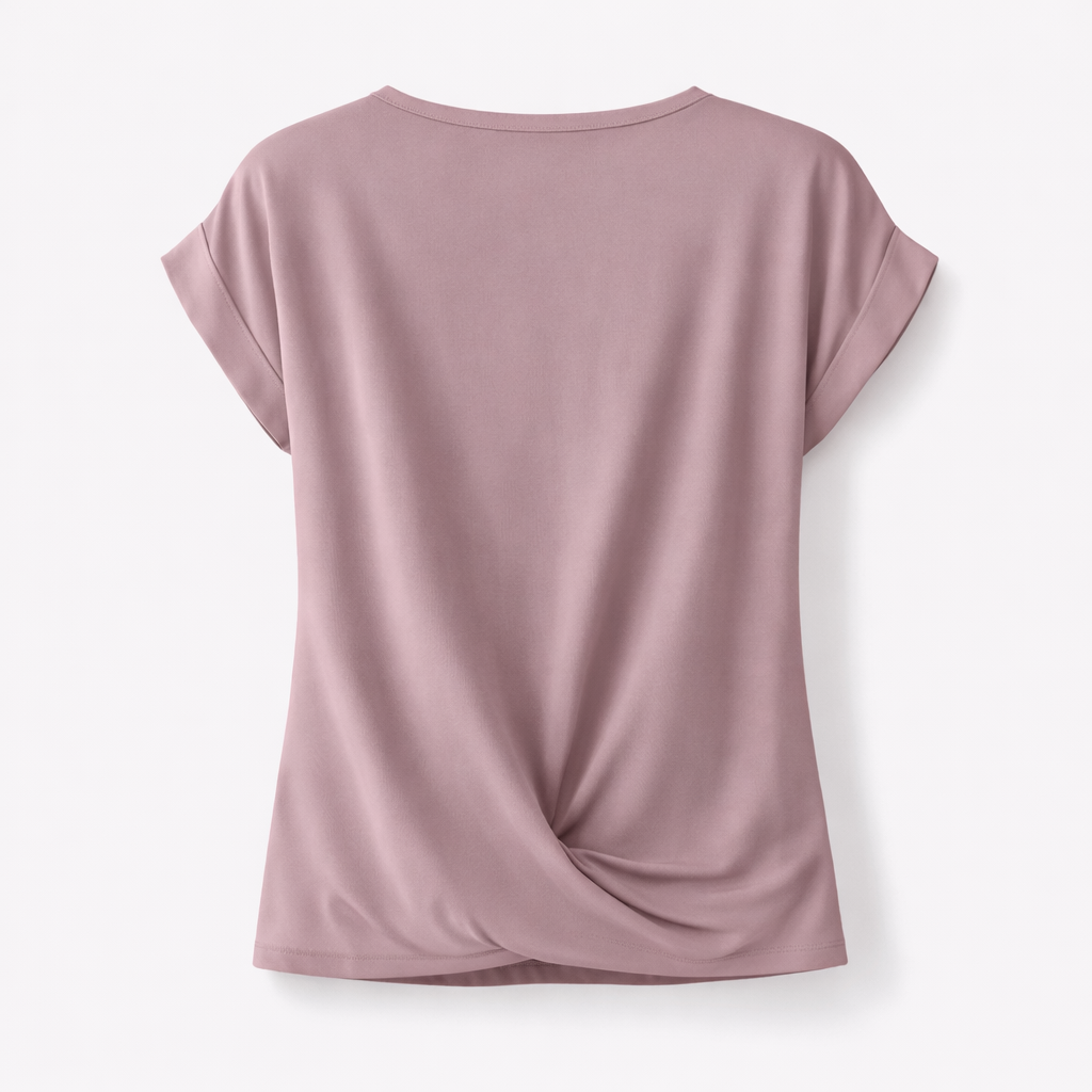 Zinnia | Casual Twist Front T-Shirt