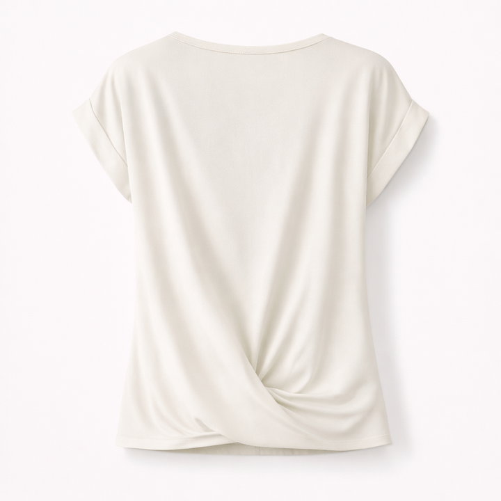 Zinnia | Casual Twist Front T-Shirt