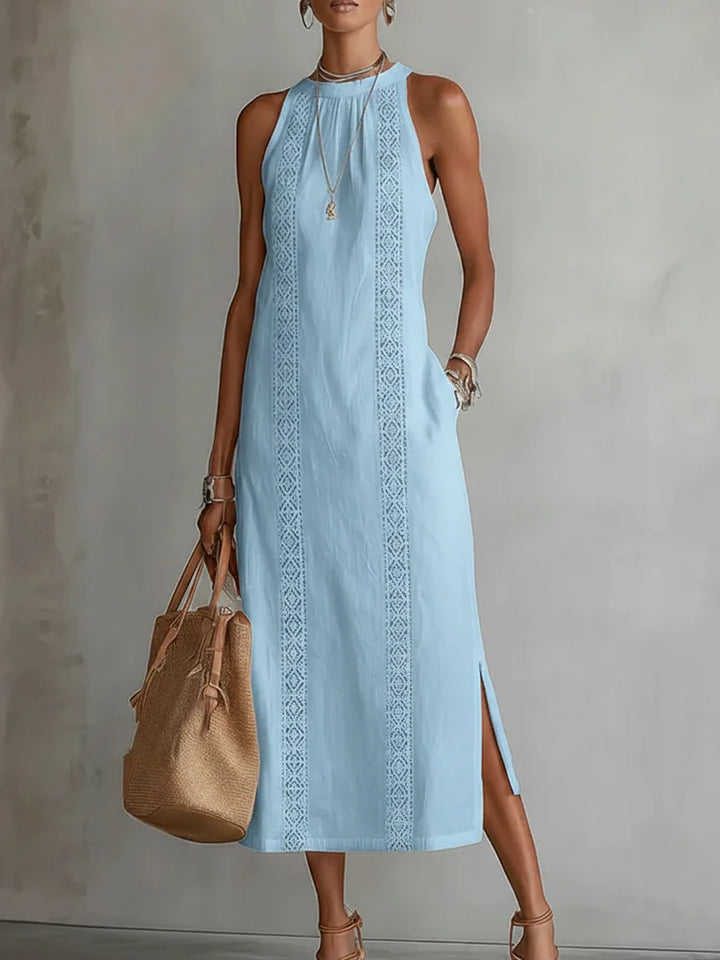 Sofia | Lace Linnen Dress