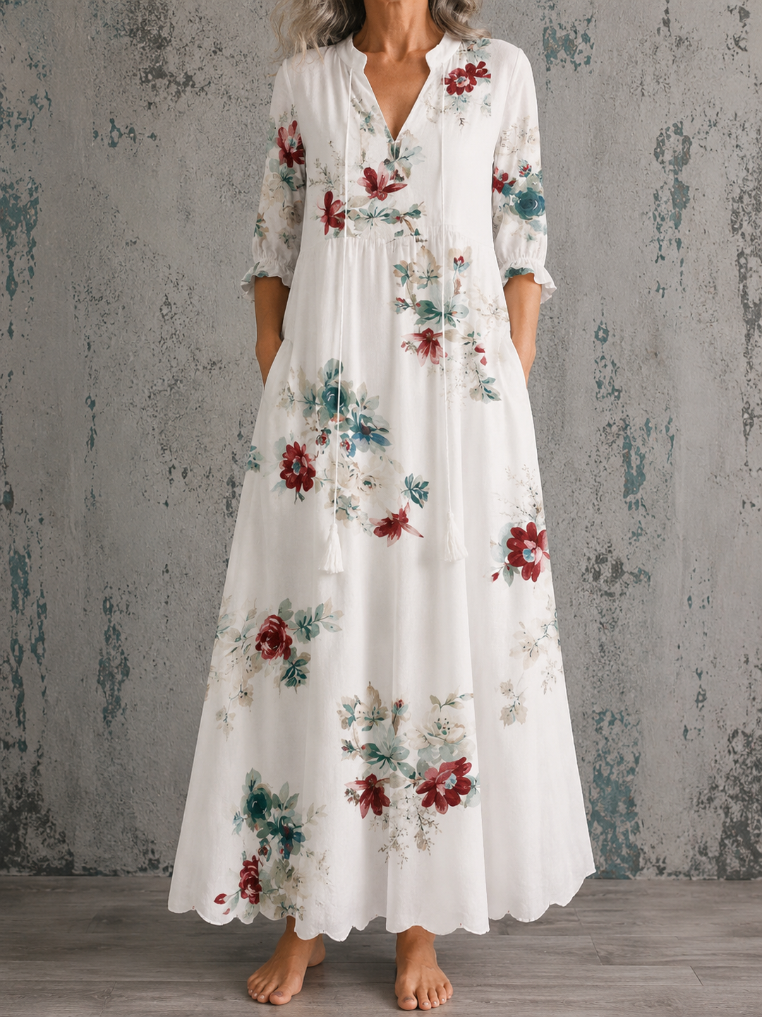 Charlotte™ | Blossom Linen Dress