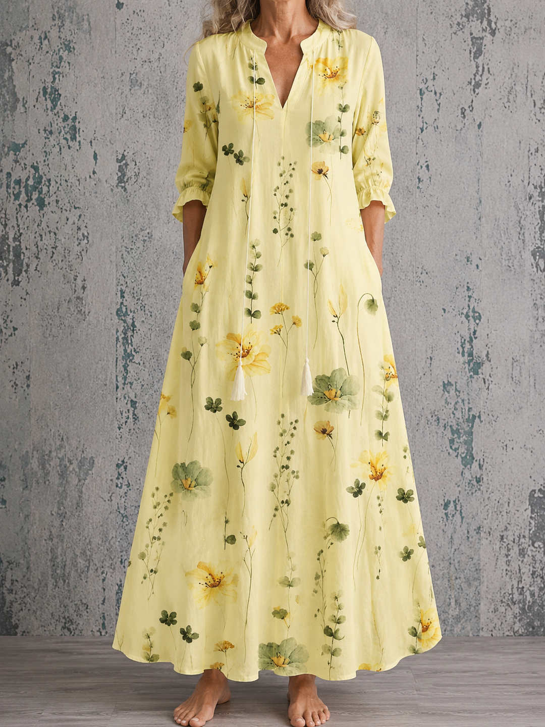 Charlotte™ | Blossom Linen Dress
