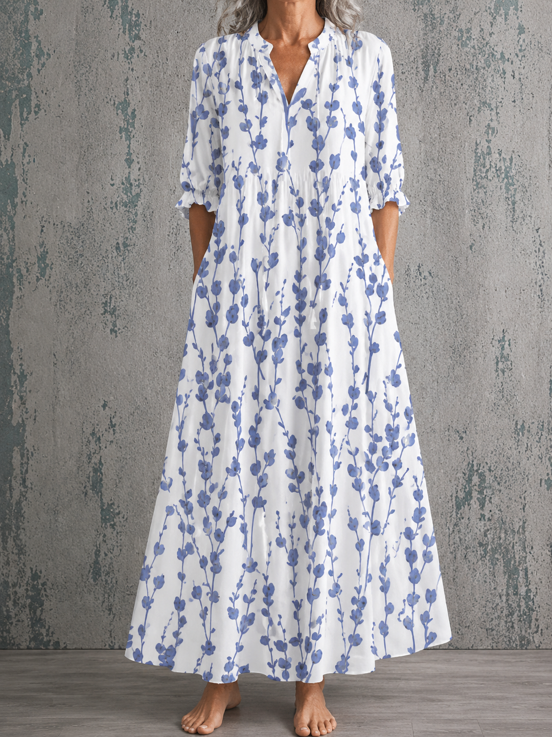 Charlotte™ | Blossom Linen Dress