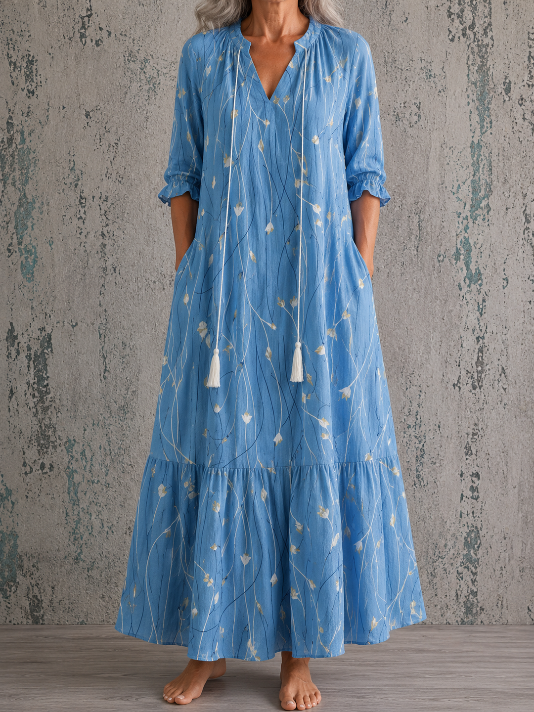 Charlotte™ | Blossom Linen Dress