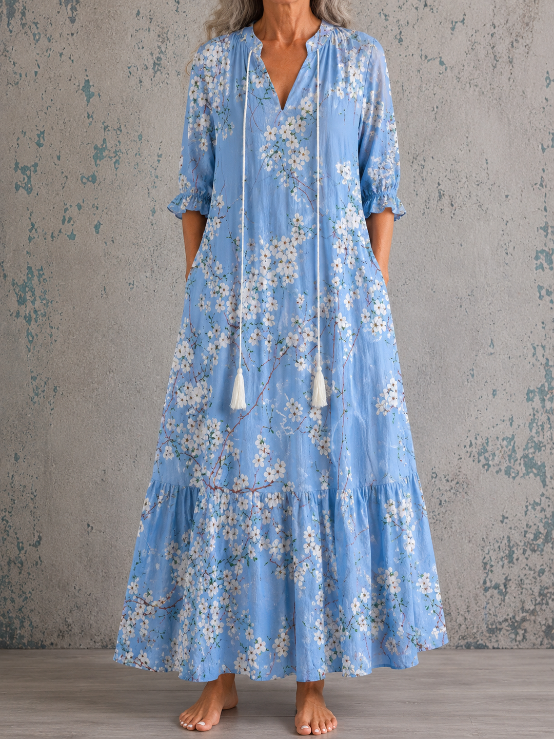 Charlotte™ | Blossom Linen Dress