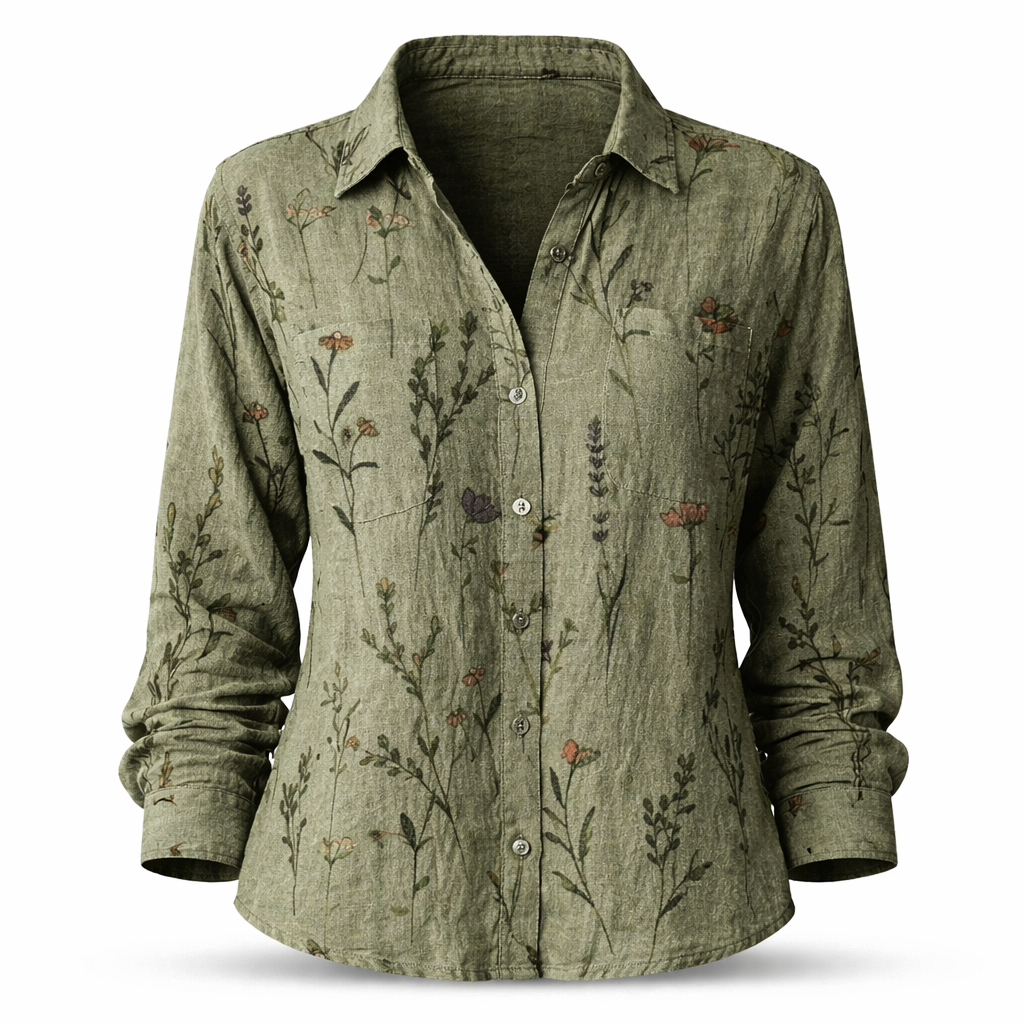 Aria | Botanical Print Blouse
