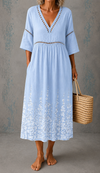 Maeve™ | Wildflower Linen Dress