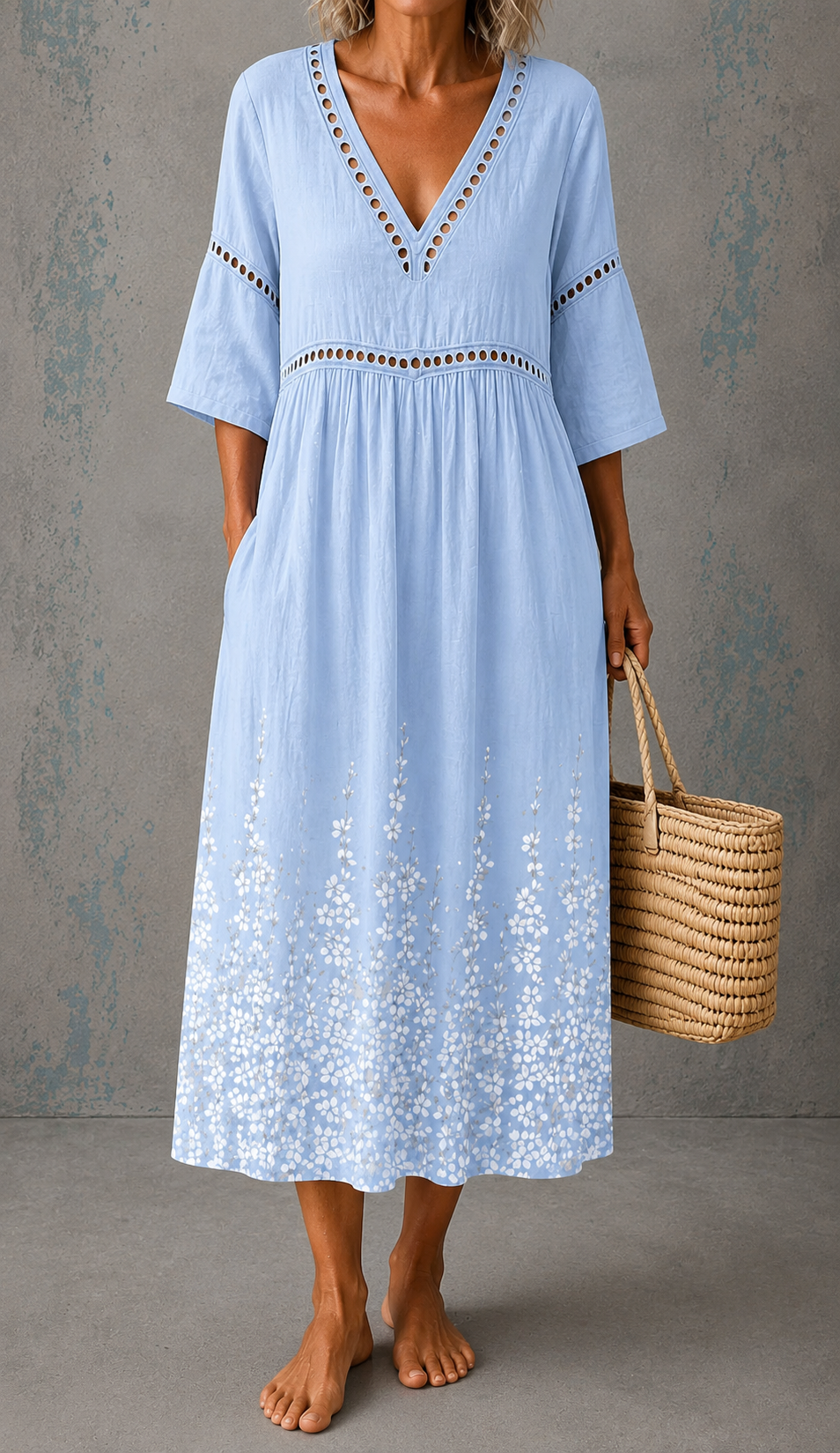 Maeve™ | Wildflower Linen Dress