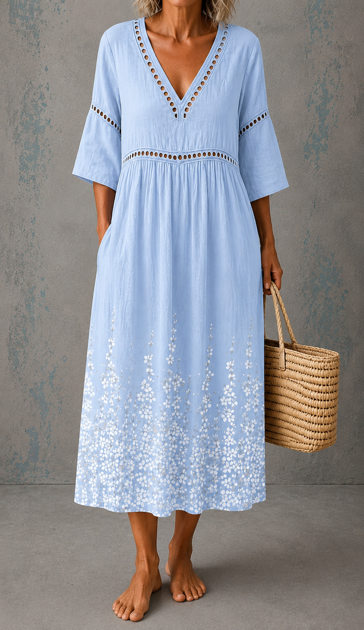 Maeve™ | Wildflower Linen Dress