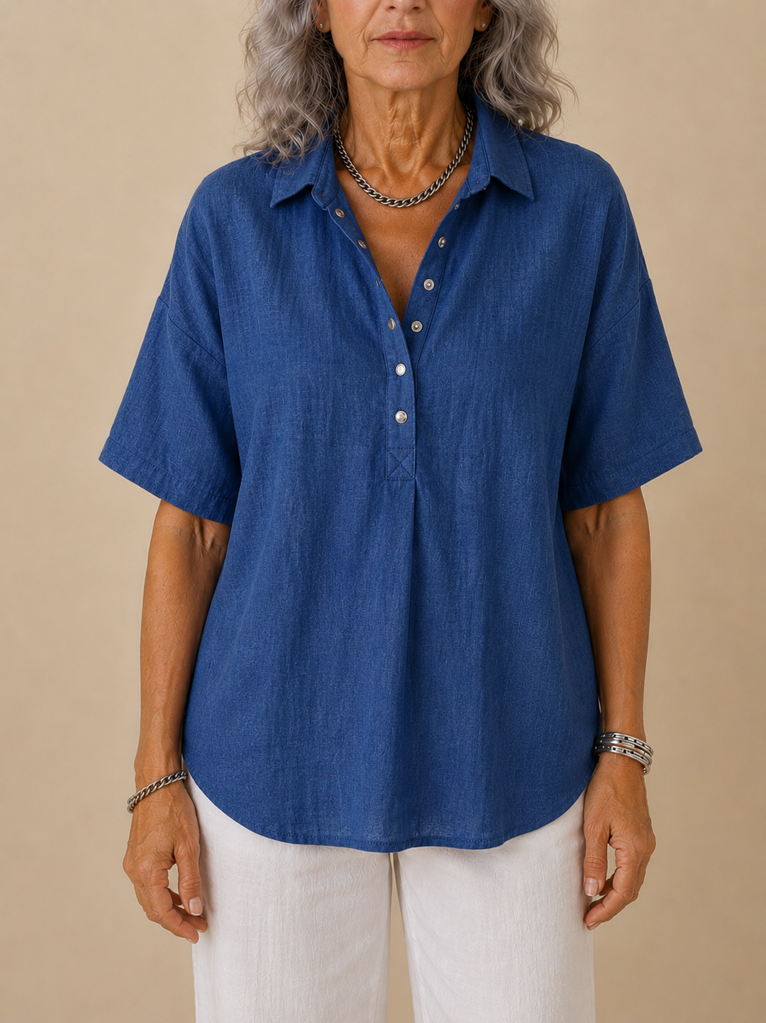 QUINLEY | CASUAL BUTTON-UP COLLAR SHIRT
