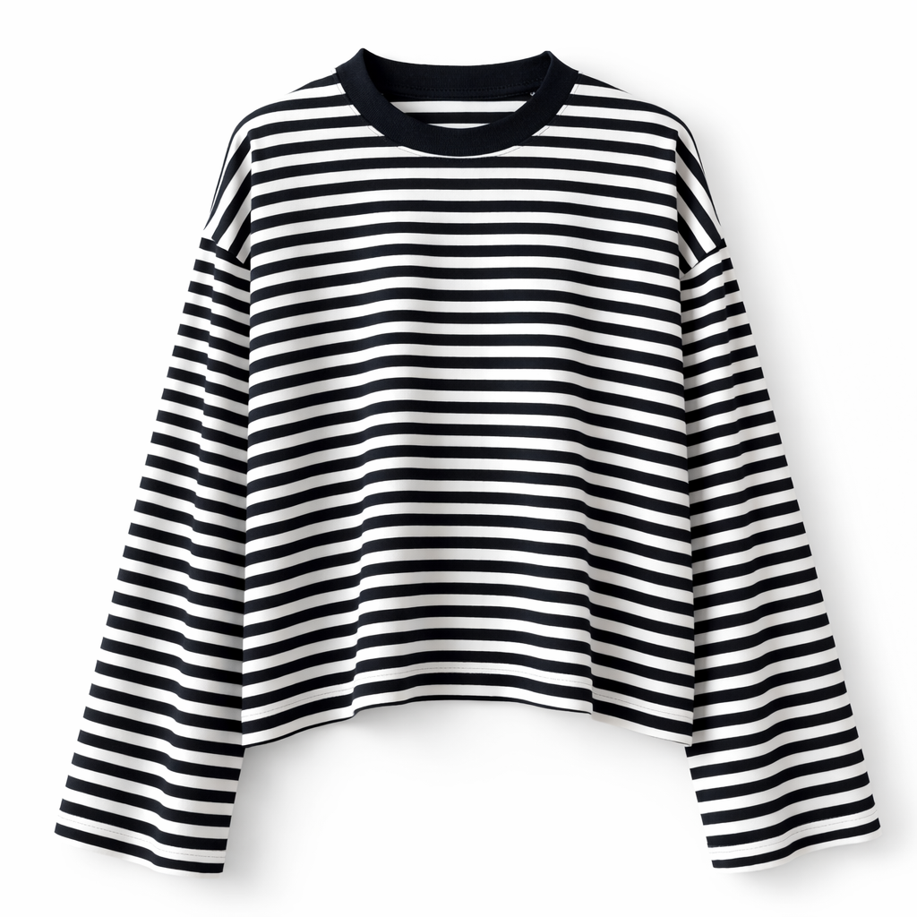 Claire | Striped Long Sleeve Top