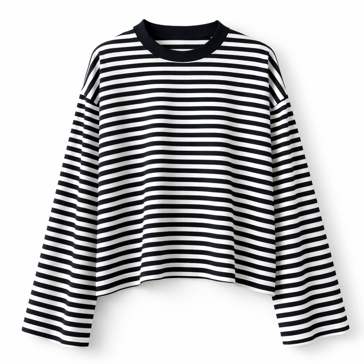 Claire | Striped Long Sleeve Top
