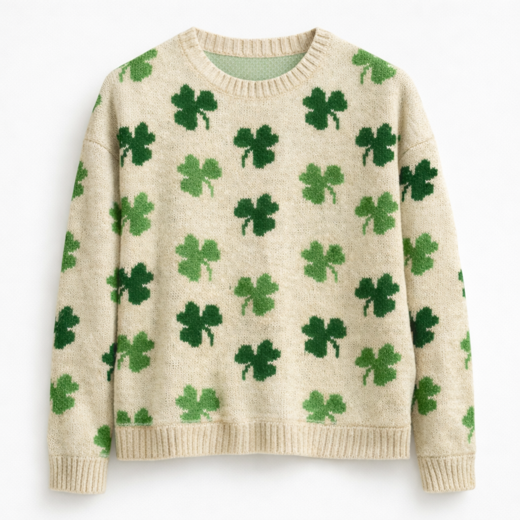Lida | Classic Clover Knit Sweater