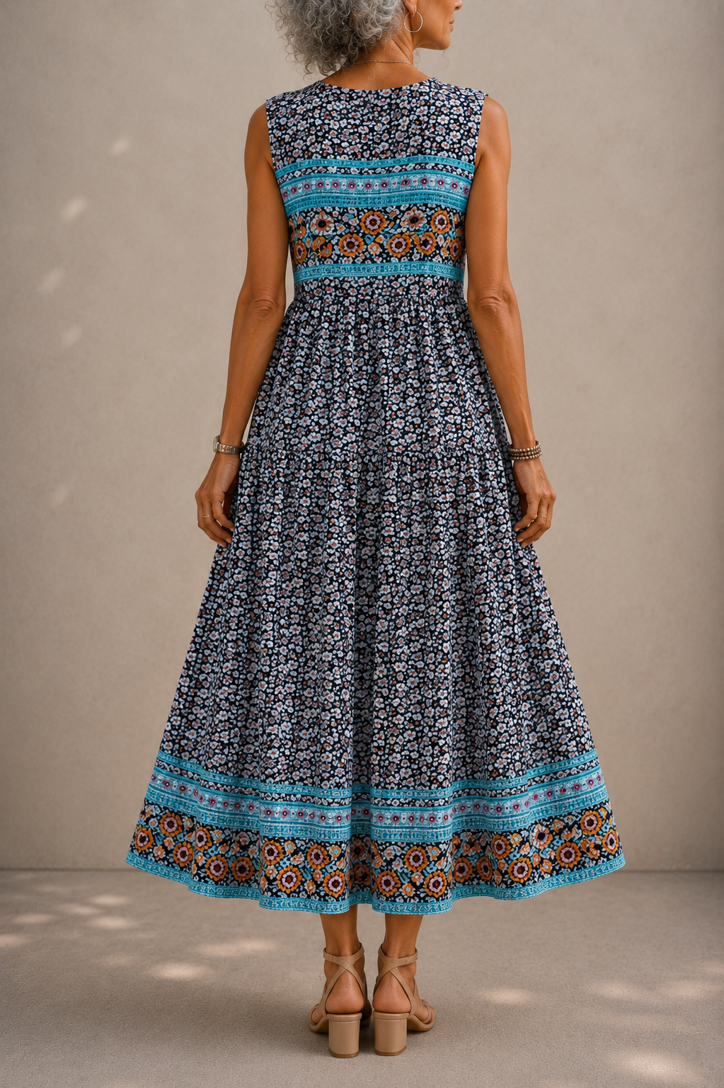 Clara™ | Floral Midi Dress
