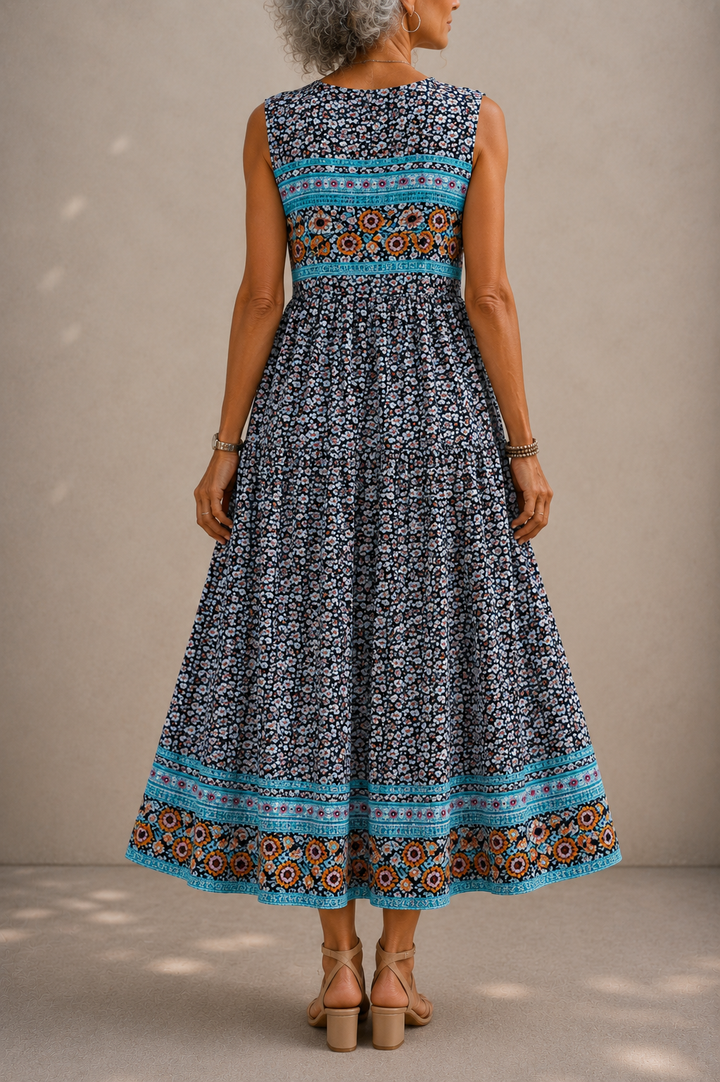 Clara™ | Floral Midi Dress