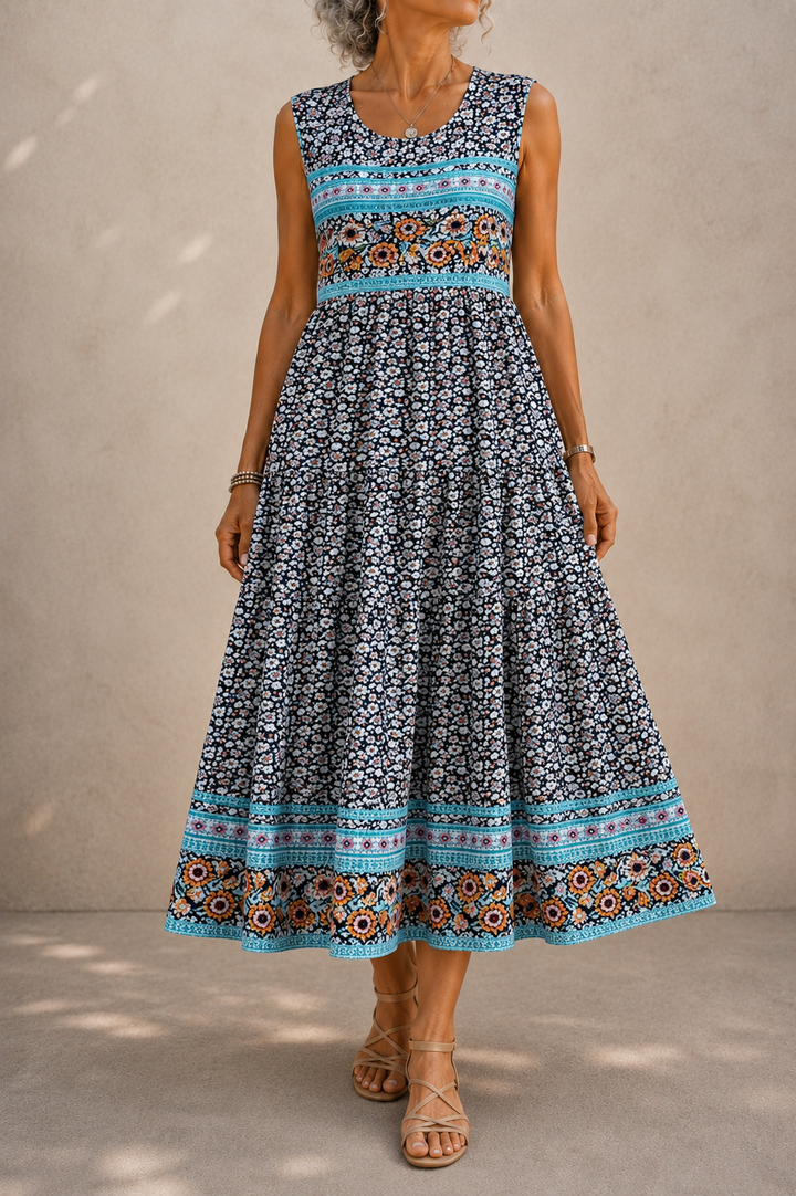 Clara™ | Floral Midi Dress