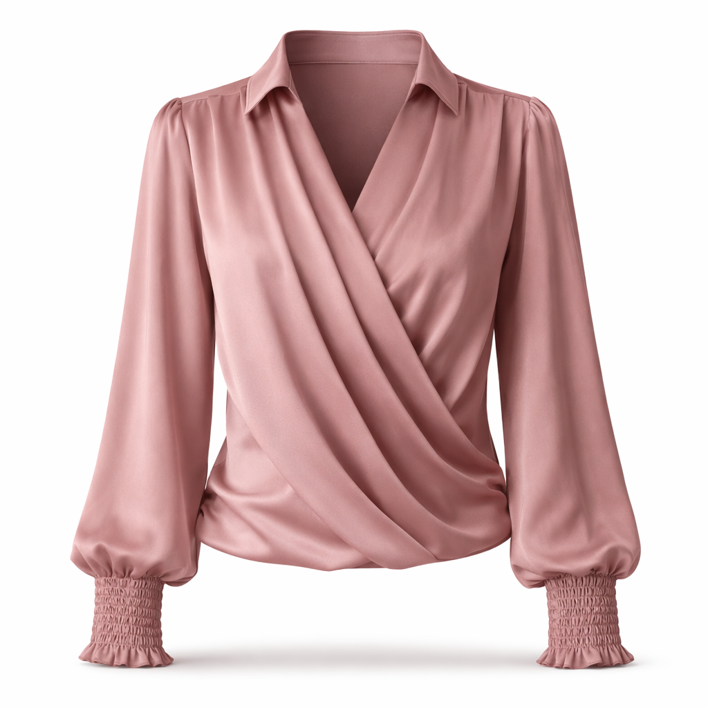 Elise | Elegant Wrap Blouse