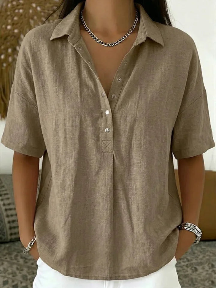 Willow | Blouse with Collar and Button