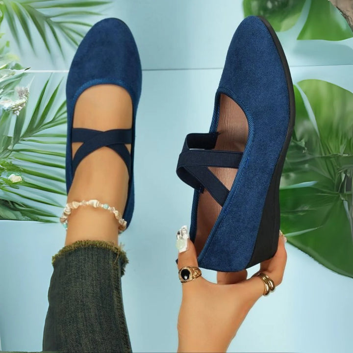 Calerinne | Closed Wedge Ballerina Shoes