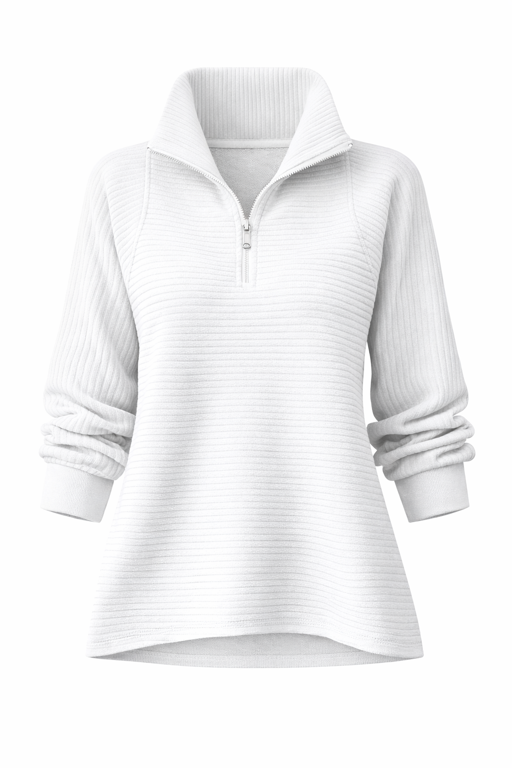 Elise | V-Neck Zip Sweater