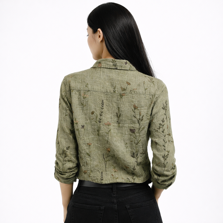 Aria | Botanical Print Blouse