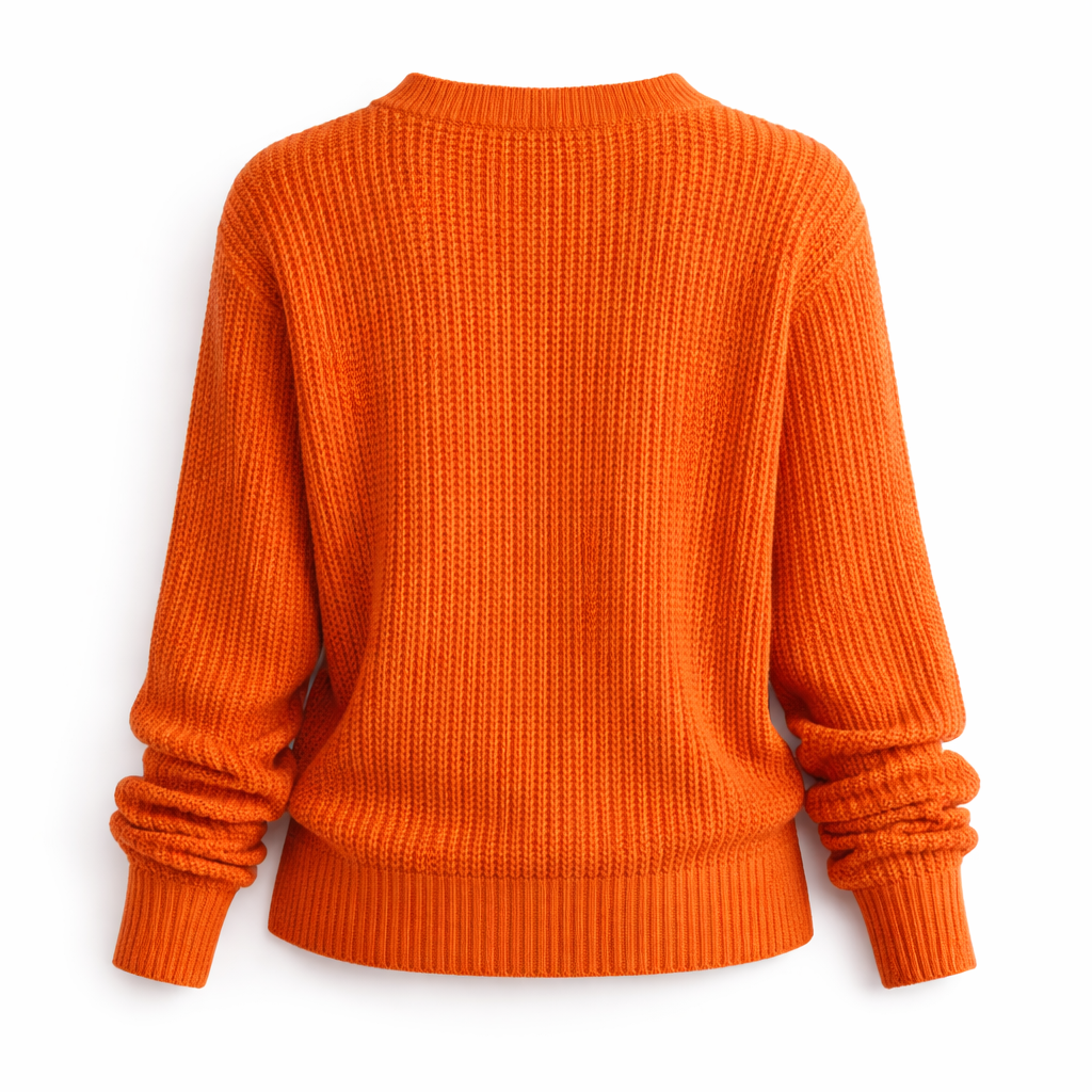 Grace | V-Detail Cable Knit Sweater