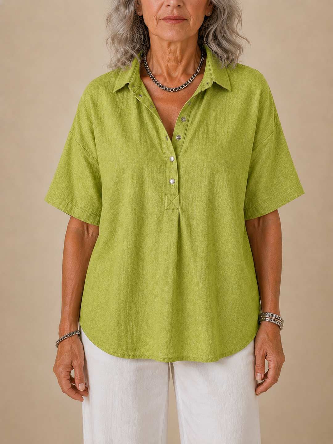 QUINLEY | CASUAL BUTTON-UP COLLAR SHIRT