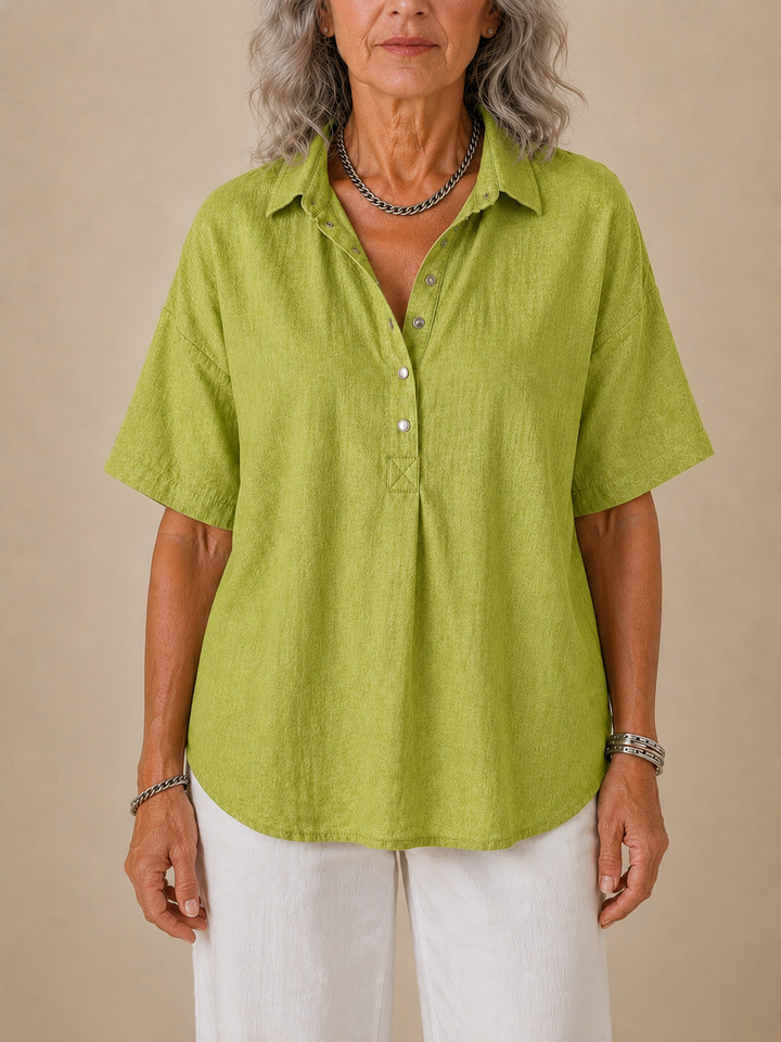 QUINLEY | CASUAL BUTTON-UP COLLAR SHIRT