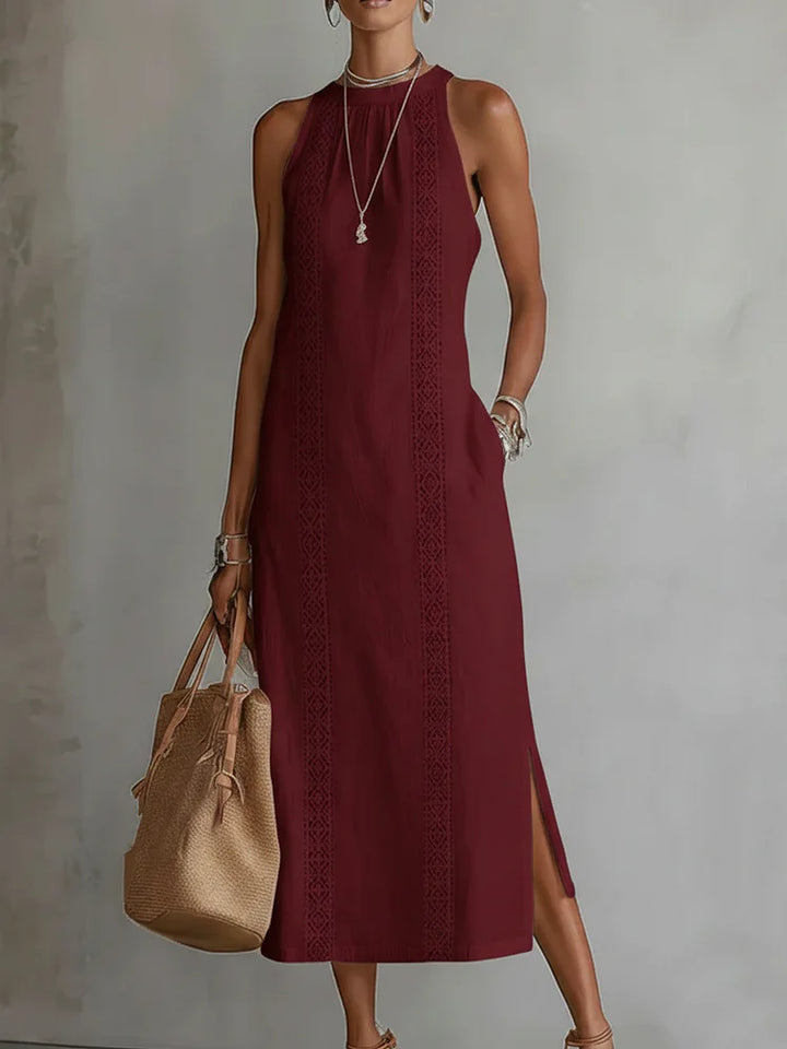 Sofia | Lace Linnen Dress