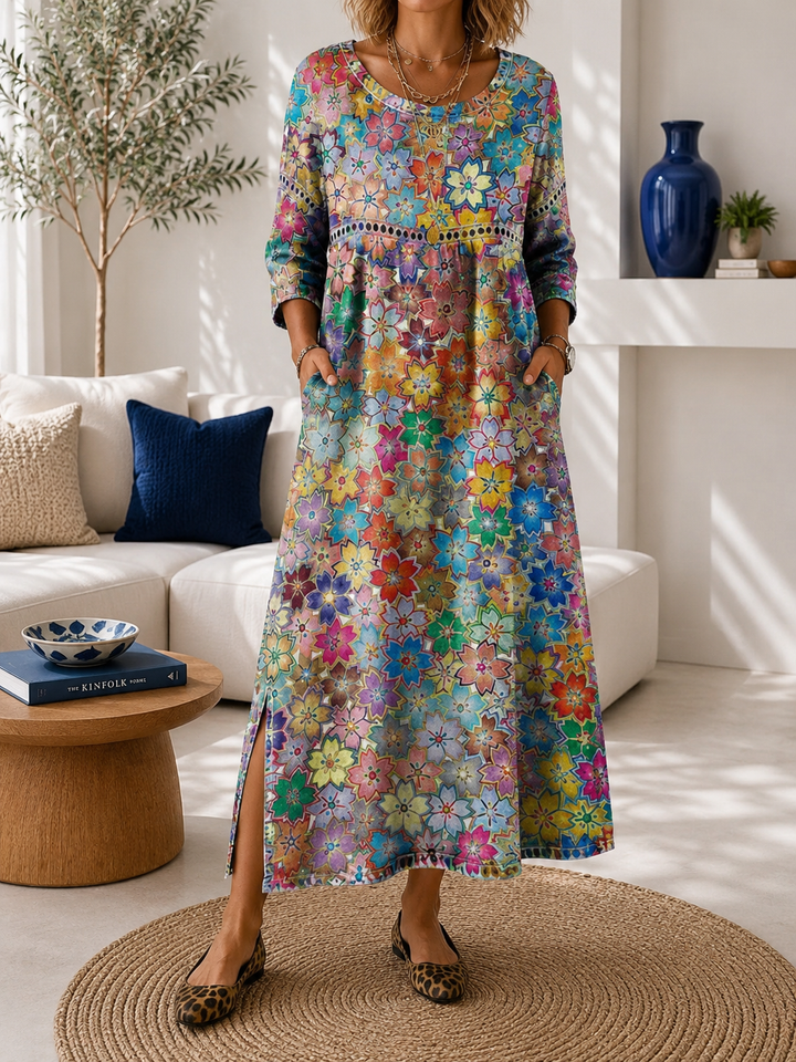Isabel | Colorful Printed Dress