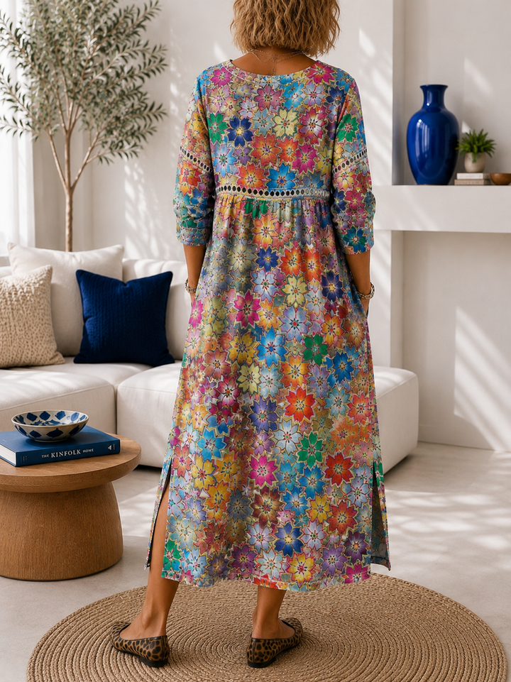 Isabel | Colorful Printed Dress