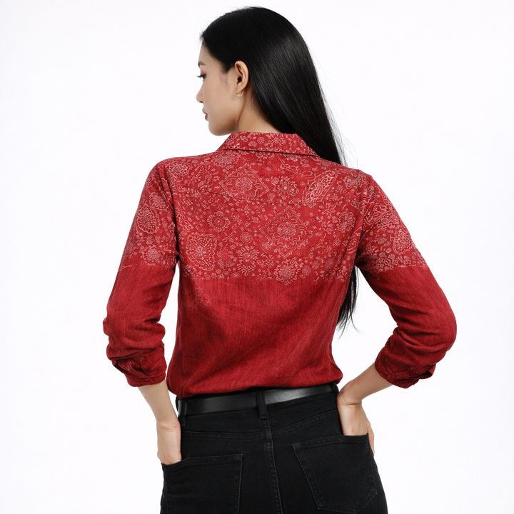 Aria | Botanical Print Blouse