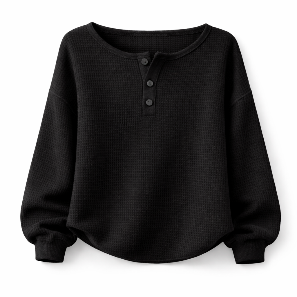Jasmine | Waffle Knit Lounge Sweater