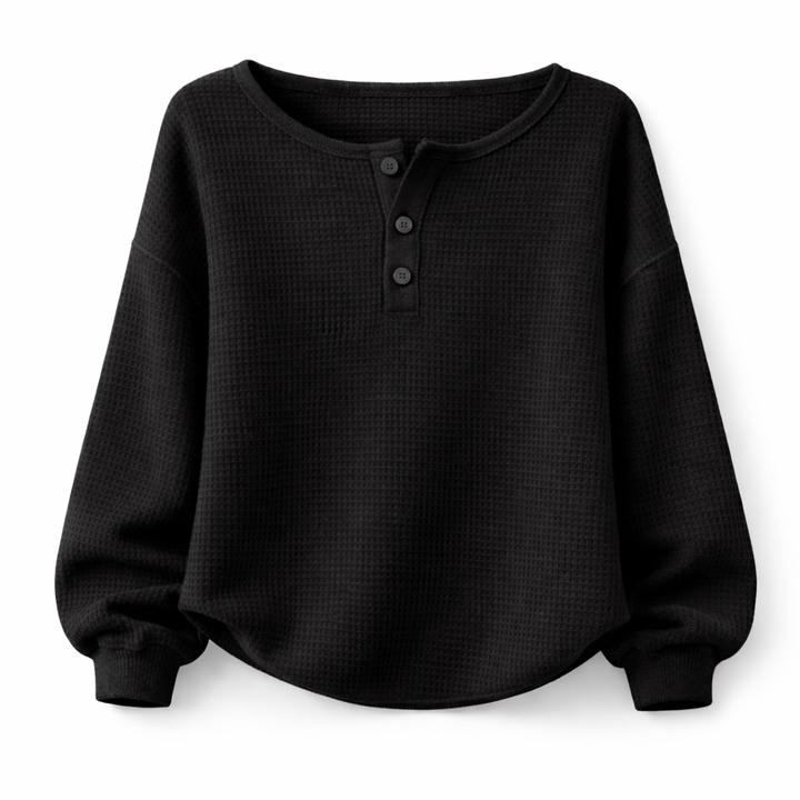 Jasmine | Waffle Knit Lounge Sweater