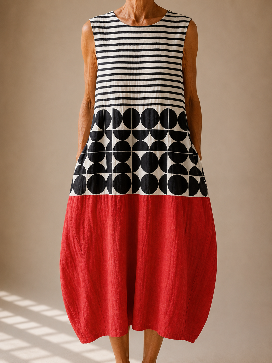 Vivienne™ | Sleeveless Linen Dress