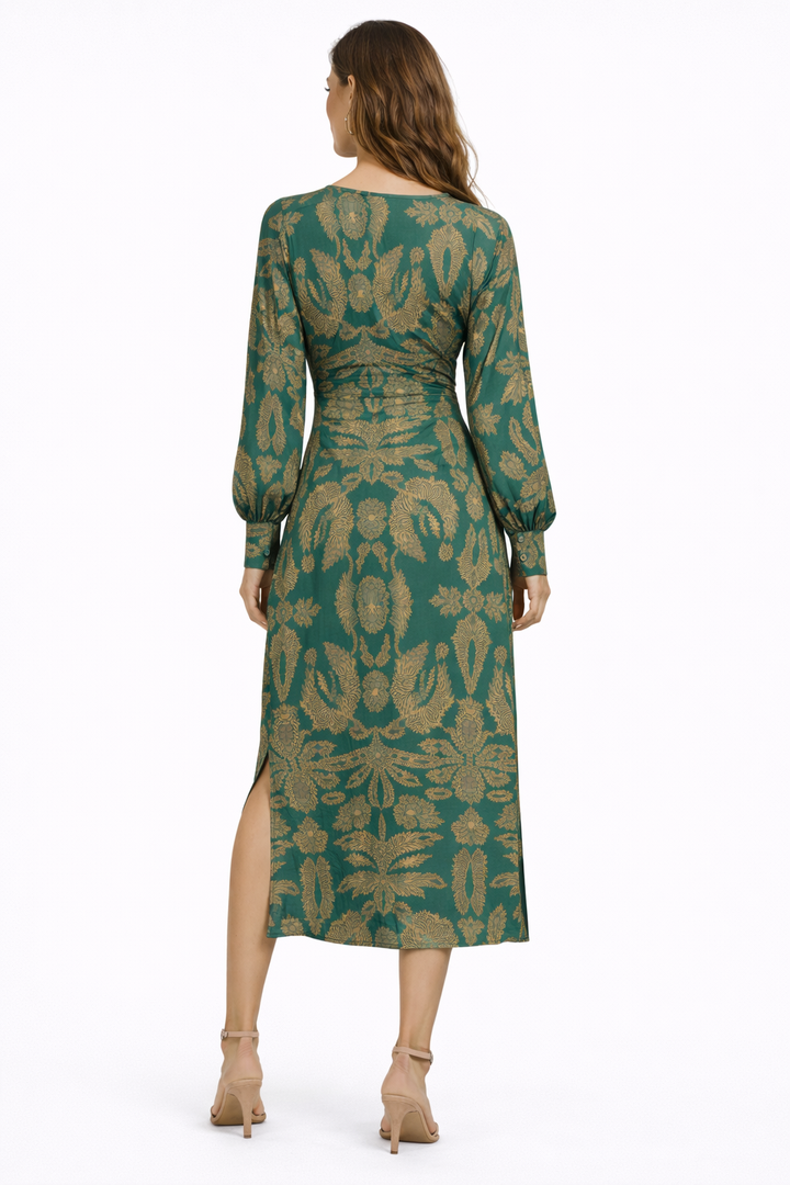 Aurora | Botanical Midi Dress