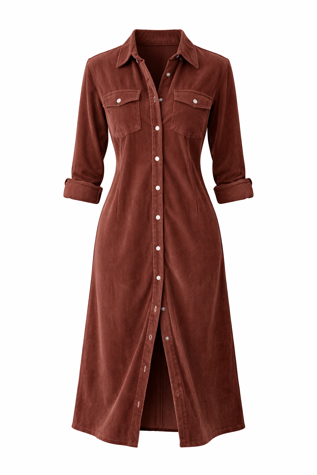 Harper | Corduroy Shirt Dress